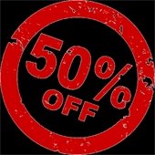 50% off