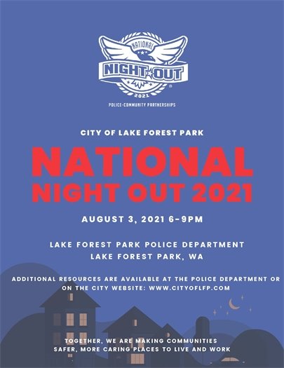 City of LFP National Night Out flyer