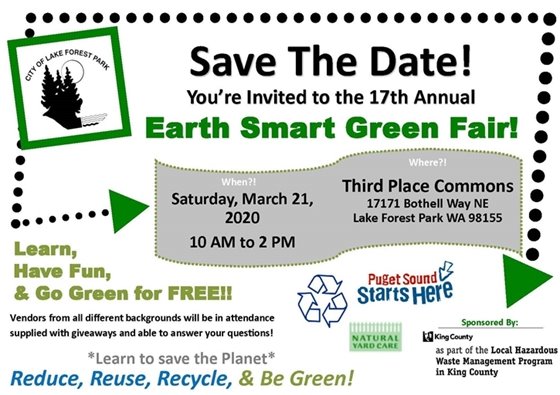 Earth Smart Green Fair postcard