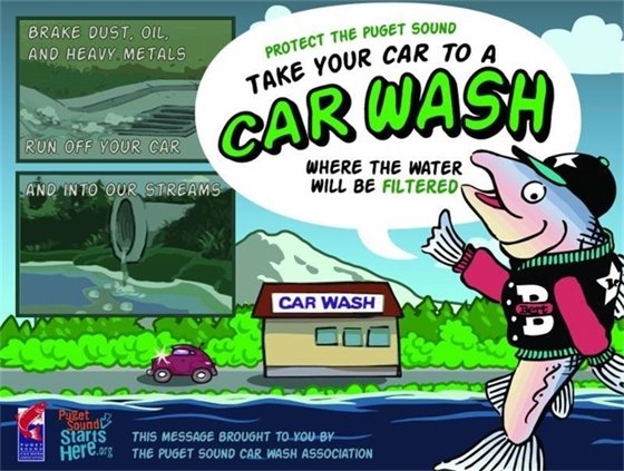 Protect Puget Sound - Take Your Car to a Car Wash