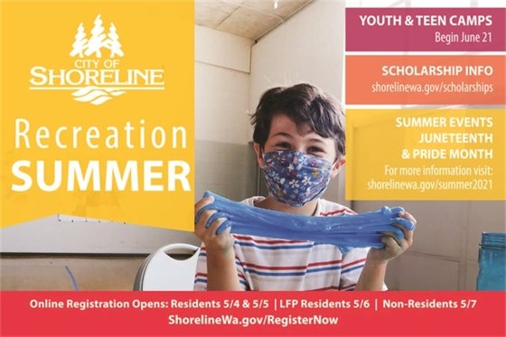 Shoreline Recreation summer flyer - page 1