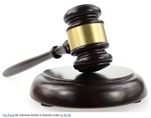 Photo of a gavel on a sounding block